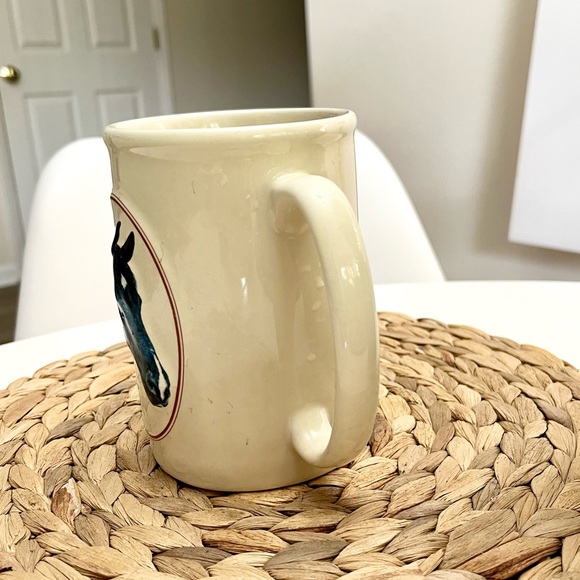 Collectible Equine Expression Black Horse Porcelain Mug - Picture 2 of 5
